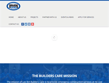 Tablet Screenshot of leebuilderscare.com